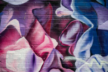 abstract graffiti wall pattern purple