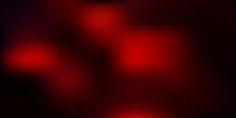 Dark pink, red vector blurred texture.