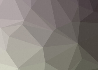 Fototapeta premium Cool Gray color Abstract color Low-Polygones Generative Art background illustration