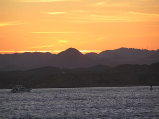 Sonnenuntergang am Meer