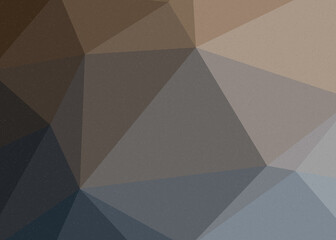 Obraz premium Galaxy Blue color Abstract color Low-Polygones Generative Art background illustration