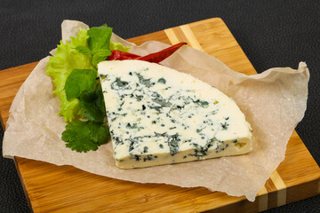 Blue cheese slice