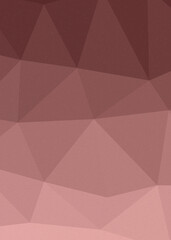 Cranberry Red color Abstract color Low-Polygones Generative Art background illustration