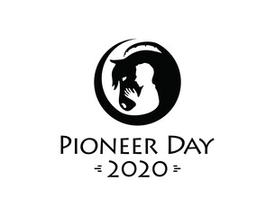 symbol icon Illustration Of pioneer days