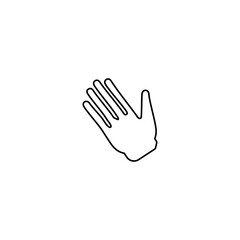Fototapeta premium Hand icon. Slap symbol. Logo design element