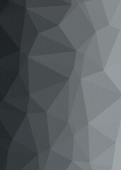 Obraz premium Dark Slate color Abstract color Low-Polygones Generative Art background illustration