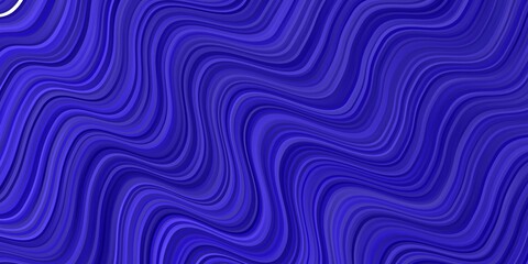 Light Purple vector pattern with curved lines.