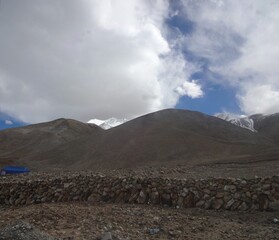 Clouds born from mountain