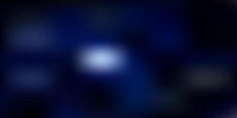 Dark blue vector gradient blur drawing.