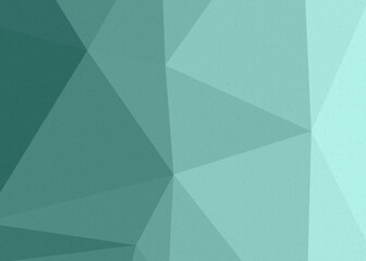 Turquoise color Abstract color Low-Polygones Generative Art background illustration