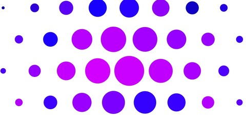 Light Purple, Pink vector template with circles. Abstract illustration with colorful spots in nature style. Design for posters, banners.