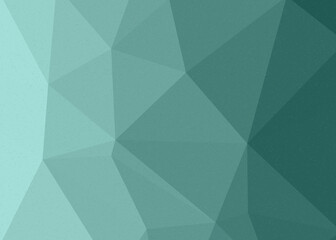 Aqua Green color Abstract color Low-Polygones Generative Art background illustration
