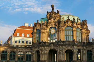 Obraz premium The Glockenspielpavillon in the Zwinger in Dresden