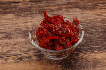 Dried tomato with olive oil