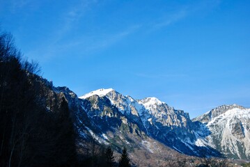Fototapeta premium mountains in the snow
