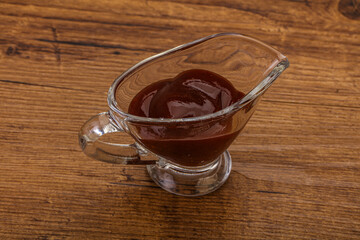 Traditional Barbicue sauce in the bowl