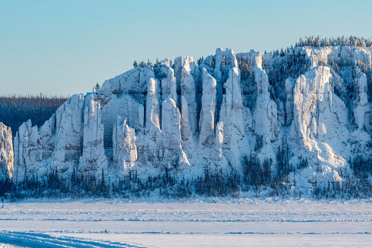 Lena Pillars at the Lena river, Sakha Republic (Yakutia)