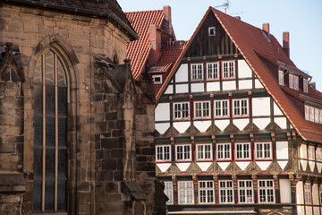Fachwerkfassade in Hameln