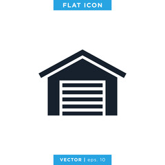 Garage Icon Vector Design Template