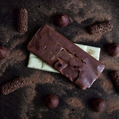 chocolate cake with nuts