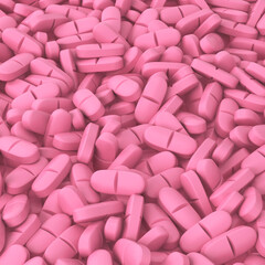 Obraz na płótnie Canvas Heap of pills