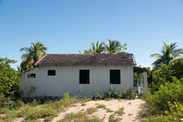 Casa no meio do mato.