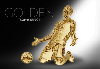 Golden Statue or Trophy Effect
