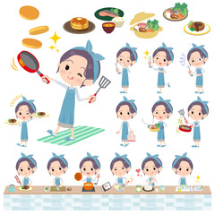 hairband apron mom_cooking