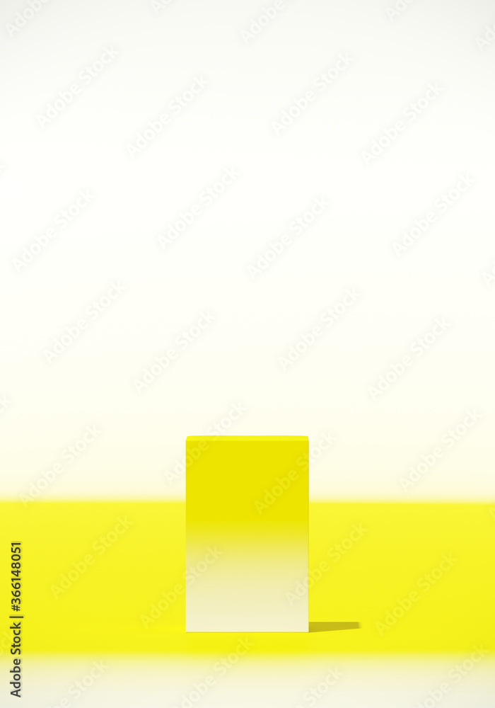 Poster minimal abstract mockup background for product presentation. colorful blending vibrant gradient podi