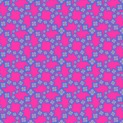 Fractal art seamless pattern. Vector background for creative design
