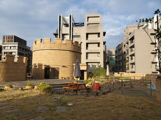 Castle shaped building in Taiwan