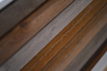 Wooden samples for floor laminate or furniture in home or commercial building for design. Wood texture floor Samples of laminate and vinyl
