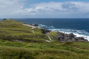 Walking path on the Malin Head
