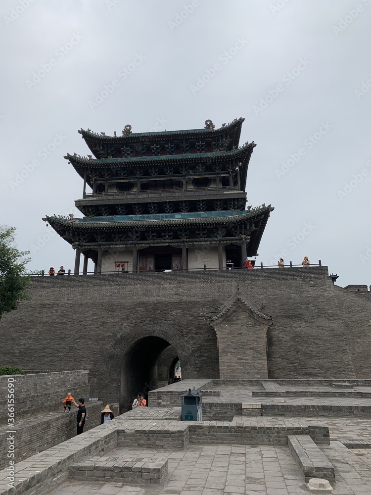 Wall mural Porte des remparts de Pingyao, Chine	