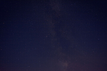 Milky Way in the space.