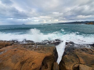 Rocky coast in Taiwan