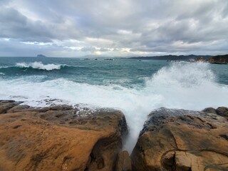 Coast and rocks in Taiwan