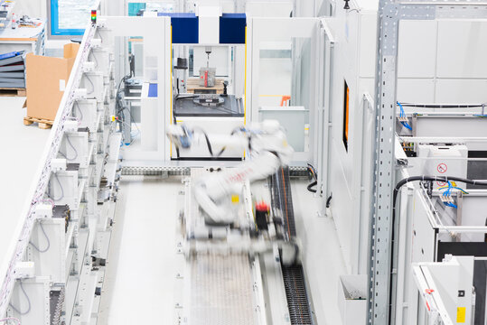 Machinery in a factory