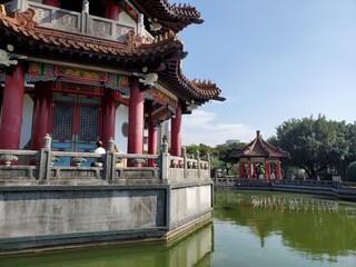 Fototapeta na wymiar Pagoda in a park in Asia