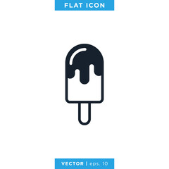Ice Cream Icon Vector Design Template