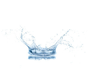 water splash isolated on white background