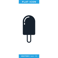 Ice Cream Icon Vector Design Template