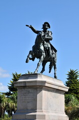 Obraz premium statue of napoleon bonaparte in Cherbourg, France