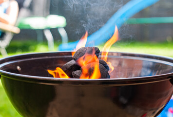 cooking on the grill