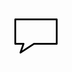 Naklejka premium Outline message icon.Message vector illustration. Symbol for web and mobile