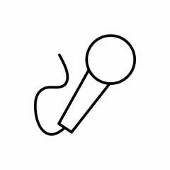 Outline microphone icon.Microphone vector illustration. Symbol for web and mobile