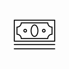 Outline money icon.Money vector illustration. Symbol for web and mobile