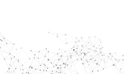 Block chain global network technology concept.