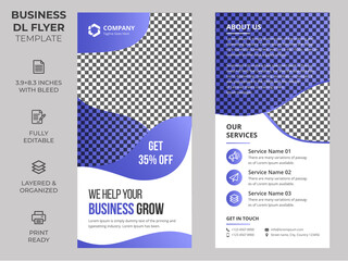 Rack Card Corporate DL Flyer Template