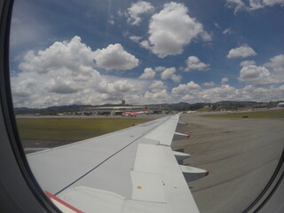 Fotos desde el ala de un avión 